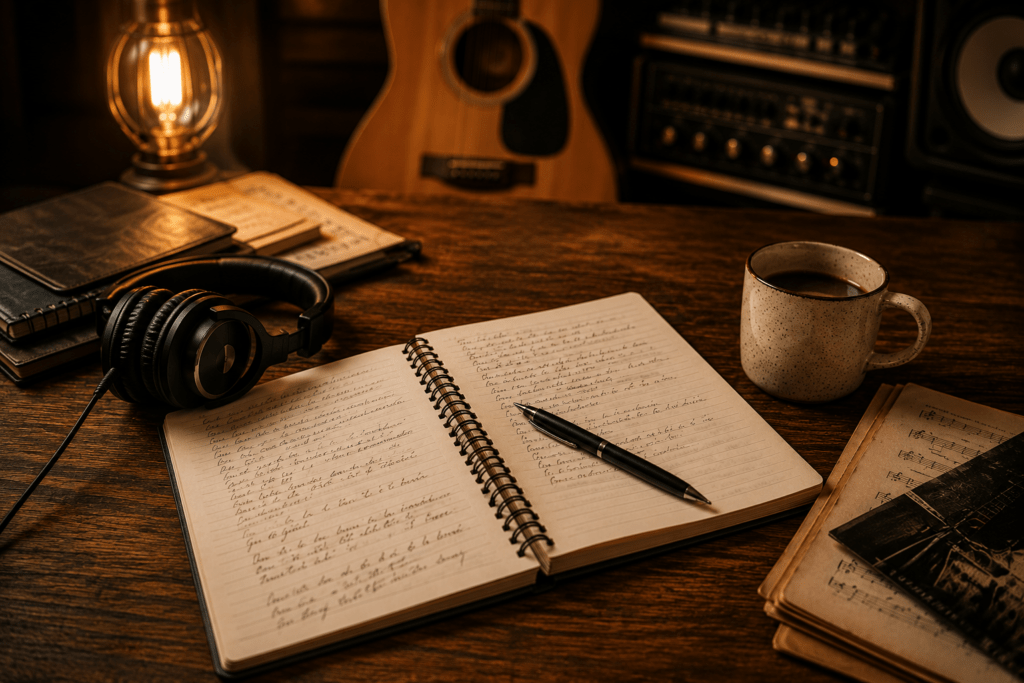 Pensieri, idee che portano ad una nuova canzone di Luca Sartori